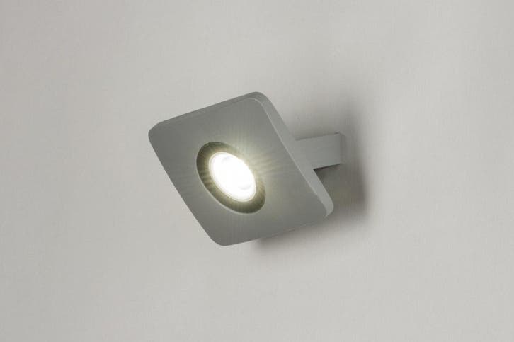 Rietveld Wandlampen - Betongrijs - Metaal, Aluminium, Huis en Inrichting, Lampen | Wandlampen, Verzenden
