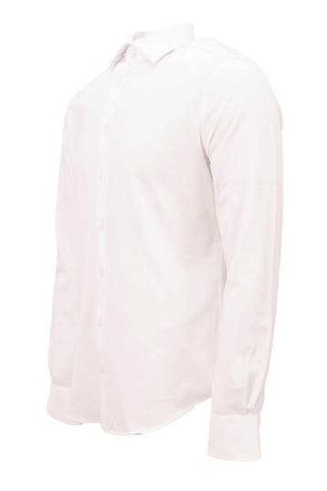 Recall Overhemd in maat 38 Wit, Kleding | Heren, Verzenden, Zo goed als nieuw, Wit, Recall