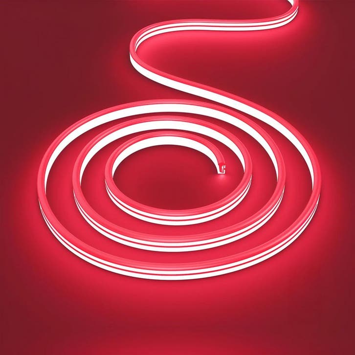 Neon LED Strip - Brinton Neo - 100 Meter - Lichtkleur Rood -, Huis en Inrichting, Lampen | Overige, Nieuw, Ophalen of Verzenden