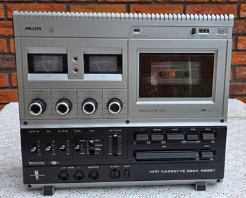 Philips - N2521 Cassetterecorder-speler, Nieuw