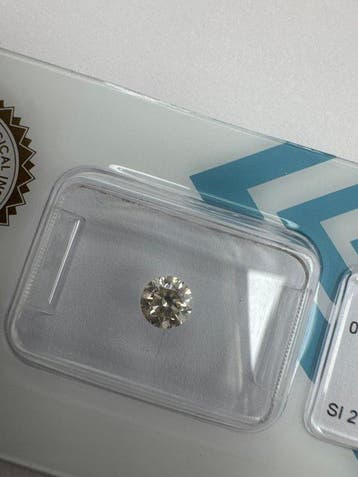 Zonder minimumprijs - 1 pcs Diamant (Natuurlijk gekleurd) -, Nieuw