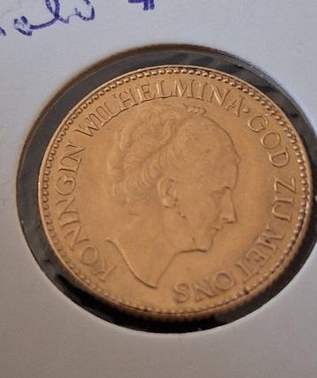 Nederland. Wilhelmina. 10 Gulden 1925