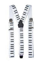 Bretels Piano (wit) met extra sterke clips, Kleding | Heren, Verzenden, Nieuw