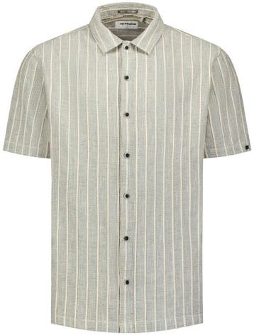 No Excess Short Sleeve Overhemd Stripe Grijs maat XL Heren, Kleding | Heren, Overhemden, Verzenden, Nieuw, Grijs, No Excess