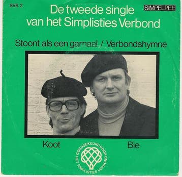 vinyl single 7 inch - Het Simplisties Verbond - Stoont Al..., Verzenden, Zo goed als nieuw, 7 inch, Nederlandstalig