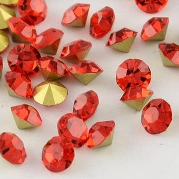 15 strass punt steentjes clear SS16 4mm Back Plated, Diam..., Ophalen of Verzenden, Nieuw, Overige typen