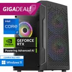 Core i7 - RTX 5070 - 32GB - 1TB  - WiFi - BT - Game PC, Nieuw