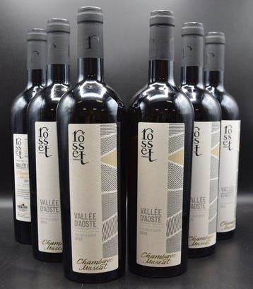 2022 Rosset, Chambave Muscat - Valle dAosta - 6 Flessen, Nieuw