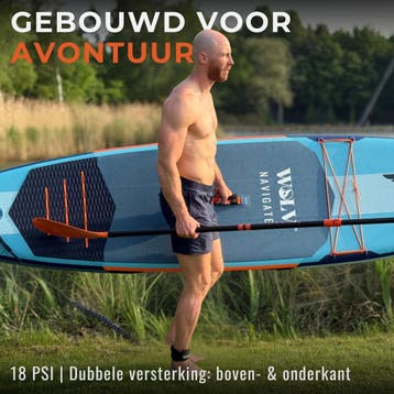 WOLV Navigate 10.6 – Opblaasbaar SUP Board met Accessoires, Watersport en Boten, Suppen, Verzenden, Nieuw, SUP-boards
