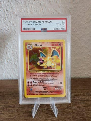 Pokémon - 1 Graded card - Charizard 4 Foil, Holo - PSA 4 -, Nieuw