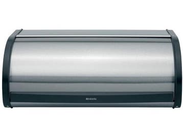 Veiling - Brabantia Broodtrommel Matt Steel Fingerprint Proo, Huis en Inrichting, Keuken | Keukenbenodigdheden, Gebruikt