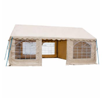 Classic Plus Partytent PVC 4x6x2 mtr in Beige (4x6 meter), Verzenden, Nieuw, 2 meter of meer, Partytent