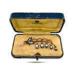 Broche - 14 karaat Roségoud, Keizerlijk Russisch 56k