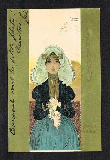 Raphaël Kirchner - illustrator - Jugendstil - De Parfums -, Gelopen