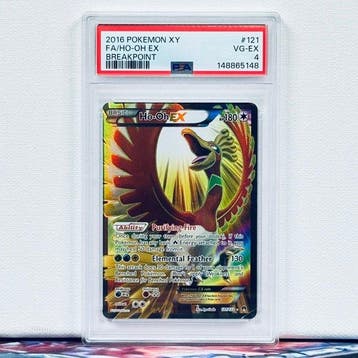 Pokémon Graded card - FA/HO-OH EX #121 - Pokémon - PSA 4, Hobby en Vrije tijd, Nieuw