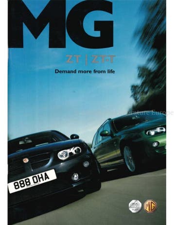 2004 MG ZT BROCHURE ENGELS, Nieuw, Author