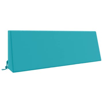 vidaXL Rugkussen SOEST 100% Polyester Turquoise 120 x 20 x, Verzenden, Nieuw