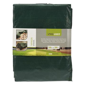 Afdekzeil | Gardalux | 2 x 3 meter (100 gr/m2, Groen), Verzenden, Nieuw