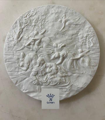 Ginori - Placca Rara - Figlie di Niobe saettate da Diana -, Antiek en Kunst