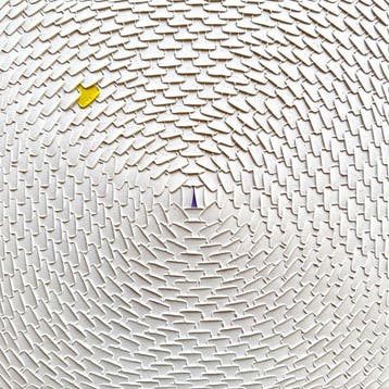 Aykaz Arzumanyan - Rose - 1090 - Abstraction géométrique