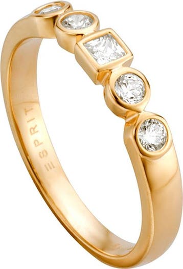 Esprit ESRG005212 Flow - ring - Zilver geelgoudverguld -, Verzenden, Nieuw
