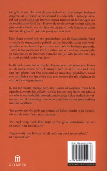 Het geheim van Oss / Olympus Pockets 9789046702208, Verzenden, Gelezen, Kees Slager