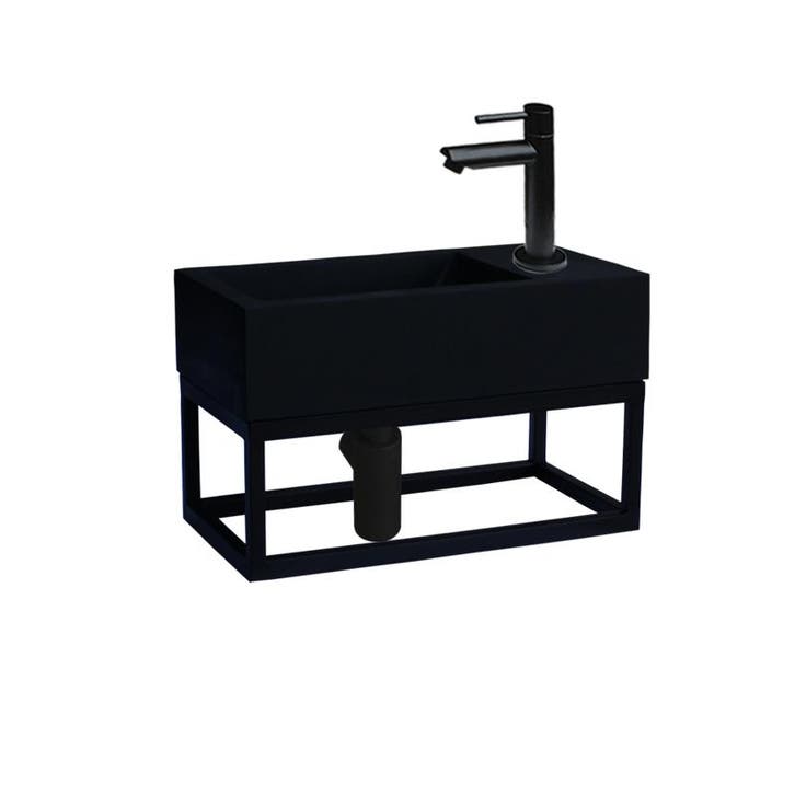 Sani Royal Fontein Frame Mat Zwart Quartz Mat, Tuin en Terras, Waterpartijen en Fonteinen