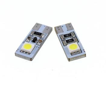 T10 - 5050 - 1 SMD - CANBUS - 2 stuks - wit, Ophalen of Verzenden, Nieuw