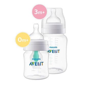 Philips AVENT Anti-Colic SCD809/01 Combi Babyfles (125ml) +, Kinderen en Baby's, Babyvoeding en Toebehoren, Verzenden, Nieuw