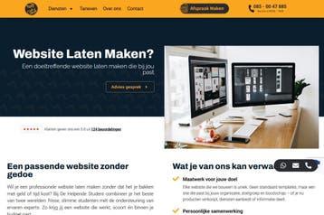 Nieuwe website vanaf €390 | Full-service | Incl advies, Webdesign