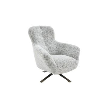 Draaibare Fauteuil Nena Beige | Starfurn, Ophalen of Verzenden, Nieuw