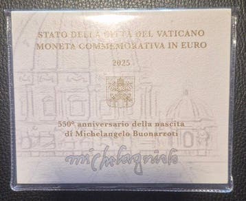 Vaticaan. 2 Euro 2025 Michelangelo (Zonder minimumprijs)