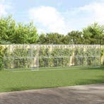 vidaXL Hondenhok 4 pcs Zilver 8 x 2 x 2 m Gegalvaniseerd, Verzenden, Nieuw