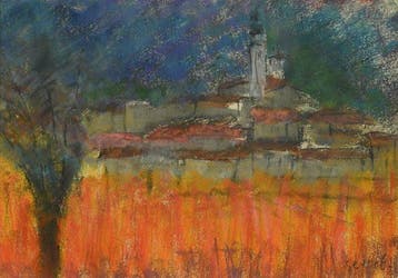 Lyne Seybel (1919-2009) - Villecroze, Var, Antiek en Kunst, Kunst | Schilderijen | Klassiek
