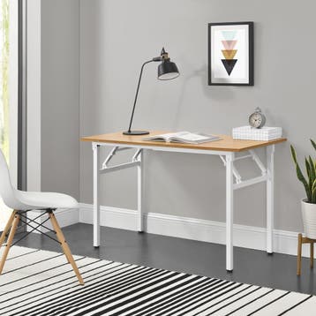 Eettafel bureau 120x60x75 - 76,4 cm opvouwbaar verstelbaar b, Verzenden, Nieuw