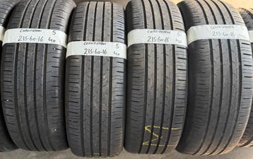 4x 215-60-16 Continental Zomer 4x 5mm €40 Per Band 215 60 16, Auto-onderdelen, Banden en Velgen, Ophalen, 16 inch, Band(en), Personenwagen