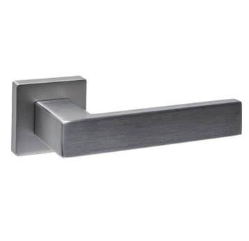 Intersteel deurklink Cunera op rozet verdekt 52x52x10mm rvs, Verzenden, Nieuw
