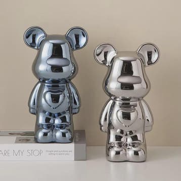Keramische Bear Brick Beeldjes - Teddy Beer Decoratie voor H, Verzenden, Nieuw in verpakking