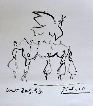 Pablo Picasso - Musée dArt Céret - Dove and Dancing Figures