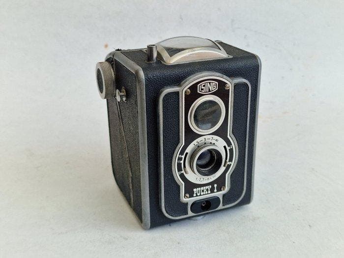 Ising Pucky 1 TLR camera Twin lens reflex camera (TLR), Audio, Tv en Foto, Fotocamera's Analoog