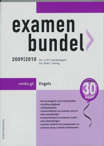 Examenbundel 2009/2010 vmbo-GT Engels 9789006075250, Verzenden, Gelezen, G.P.H. Cook-Bodegom