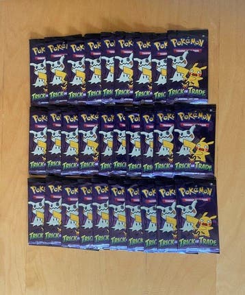 Pokémon - 30 Booster pack - Trick or Trade, Nieuw