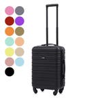 BlockTravel Reiskoffer - 39 liter - S - TSA - ABS Zwart, Wieltjes, Hard kunststof, Verzenden, Nieuw