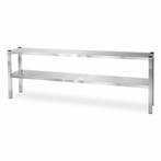HCB Pro-line Dubbele etagère brug - 180 x 30 x 65 cm - RVS, Verzenden, Nieuw in verpakking, Overige typen