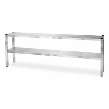 HCB Pro-line Dubbele etagère brug - 180 x 30 x 65 cm - RVS, Verzenden, Nieuw in verpakking, Overige typen