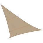 Schaduwdoek 5 x 5 x 5m - water en luchtdoorlatend - driehoek, Ophalen of Verzenden, Nieuw