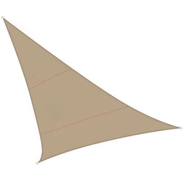 Schaduwdoek 5 x 5 x 5m - water en luchtdoorlatend - driehoek, Ophalen of Verzenden, Nieuw