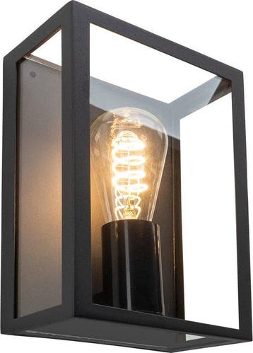 EGLO Alamonte 1 Wandlamp Buiten - E27 - 26 cm - Zwart, Verzenden, Nieuw