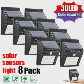 Solar Wandlamp met Bewegingssensor - Waterdicht & Oplaadbaar, Verzenden, Nieuw
