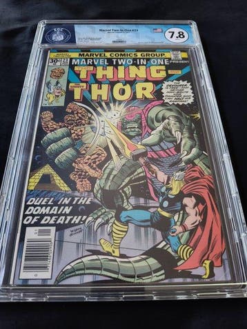 Marvel Two-In-One #23 - EGC 7.8 - 1 Graded comic - Eerste, Boeken, Strips | Comics, Nieuw